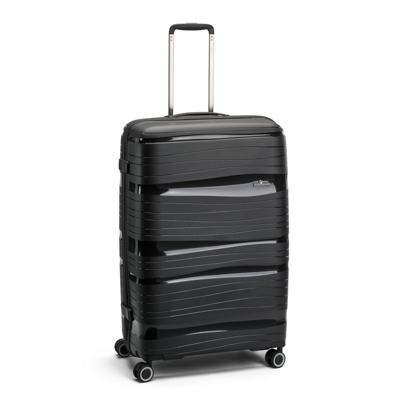 4-Rollen-Trolley schwarz 102 l