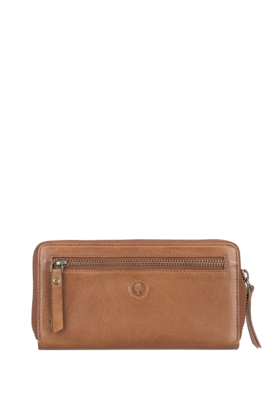 Colombiana  RV-Damenbörse lang RFID nougat