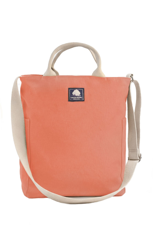 GB- Shoulder Bag Canvas Peach