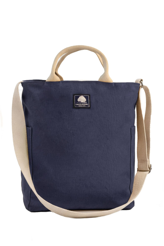 GB- Shoulder Bag Canvas navy blue